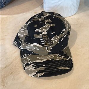Camouflage OVO Baseball Cap with Owl Logo